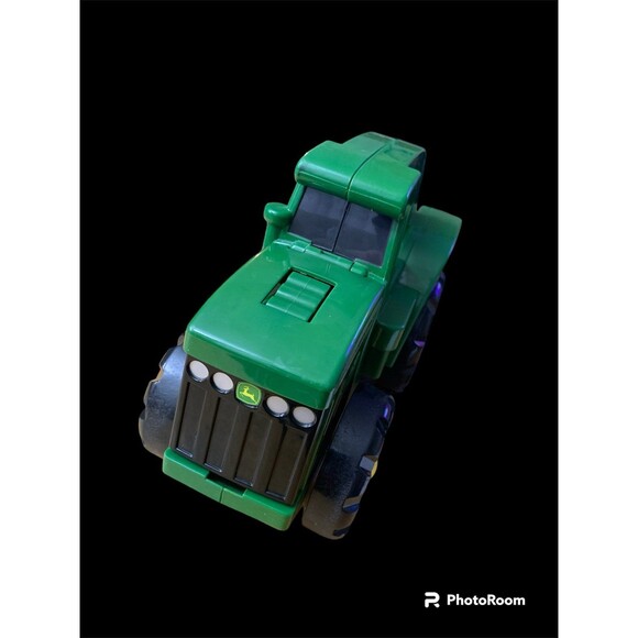 John Deere Flashlight Toy Light & Sounds Pop Up Hood Learning Curve Hand Held 8" - Picture 3 of 5